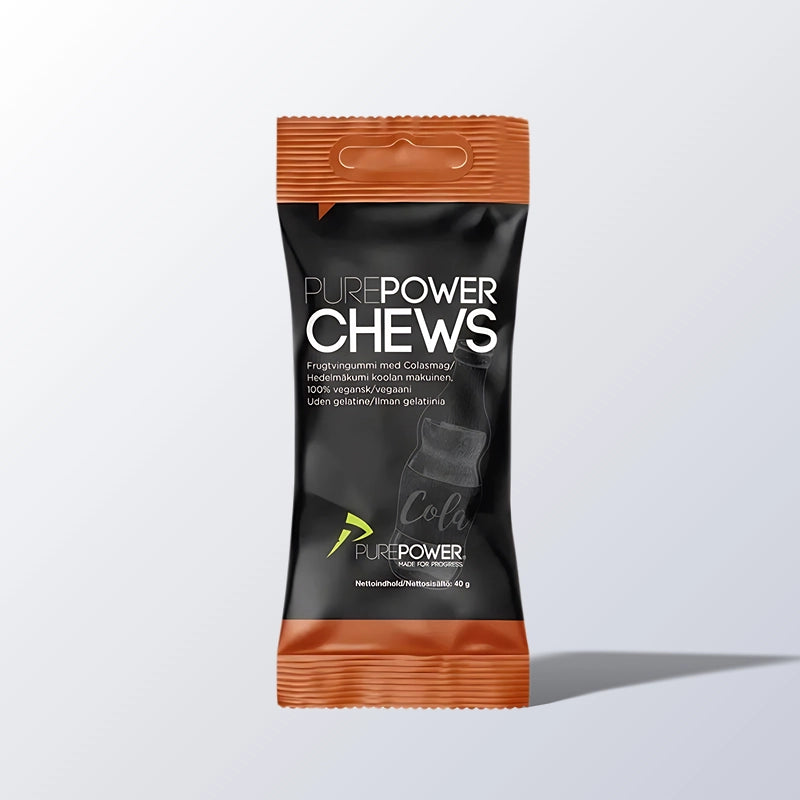 PurePower Chews Cola | Energi-boost med cola-smag & elektrolytter