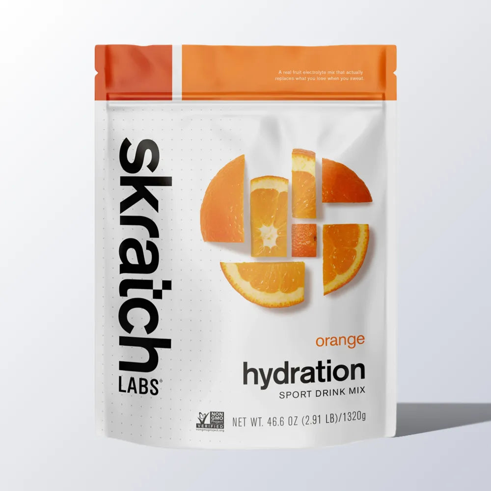 Skratch Labs Hydration Sport Drink Mix Orange 60 portioner – emballage